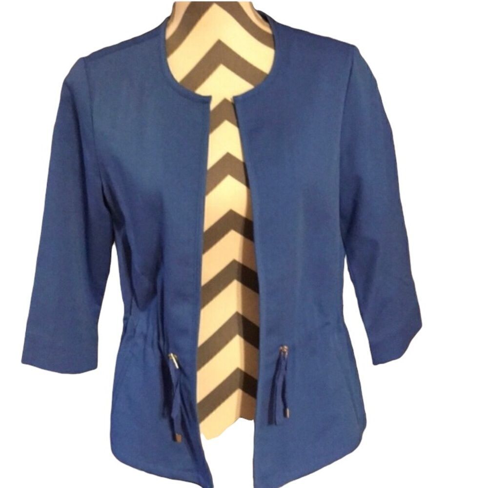 Rafaella 2 Piece Pants/Jacket Size 6 Blue NWT
